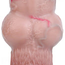 5.47in 6.49in 6.77in Realistic Dog Lifelike Dildo Sleeve With Close Open Head