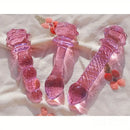 5.4in 5.7in Clear Elegant Unisex Glass Crystal Dildo For Female Male
