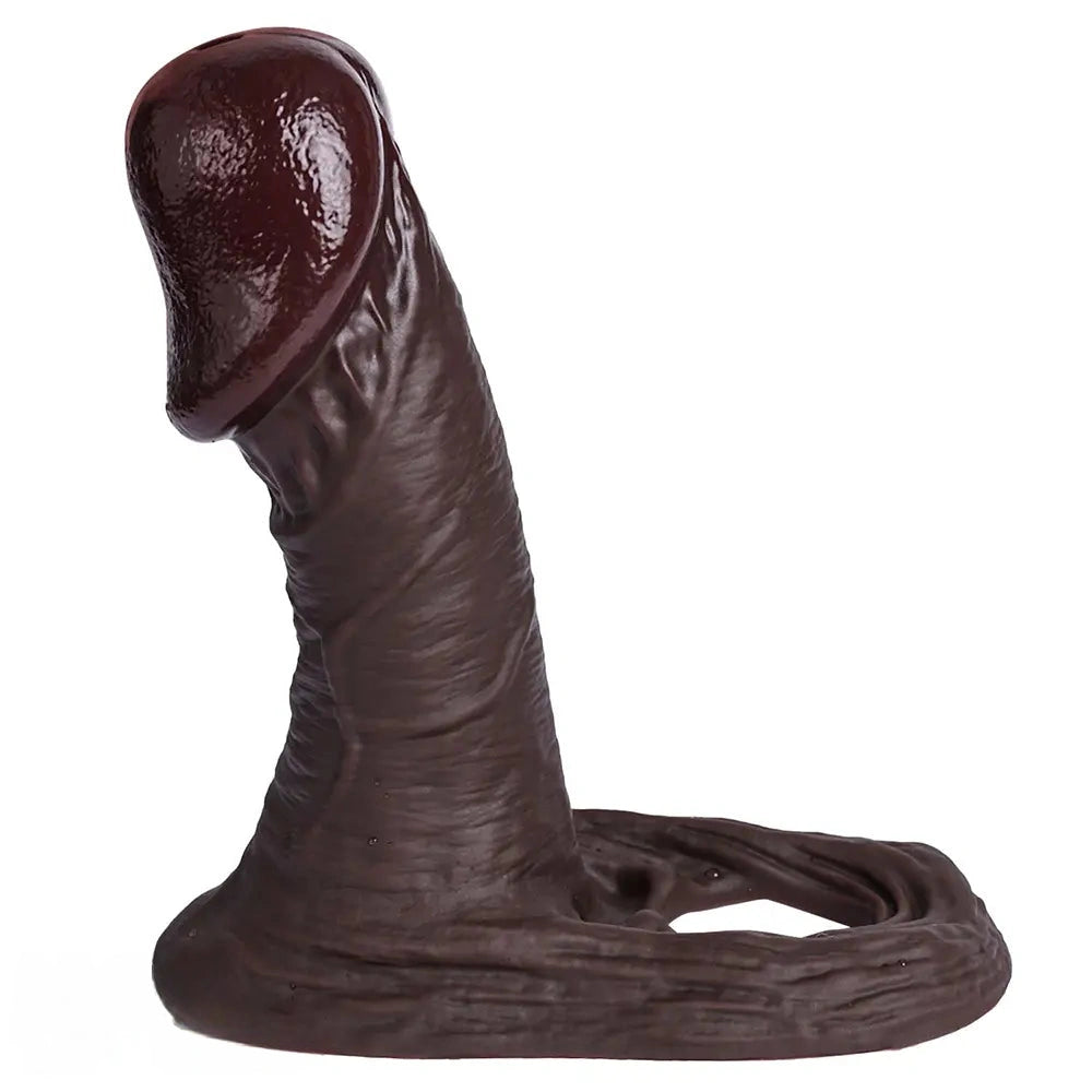 5.51in 6.29in 7.08in Big Mushroom Head Penis Sheath Portable Dildo Sleeve