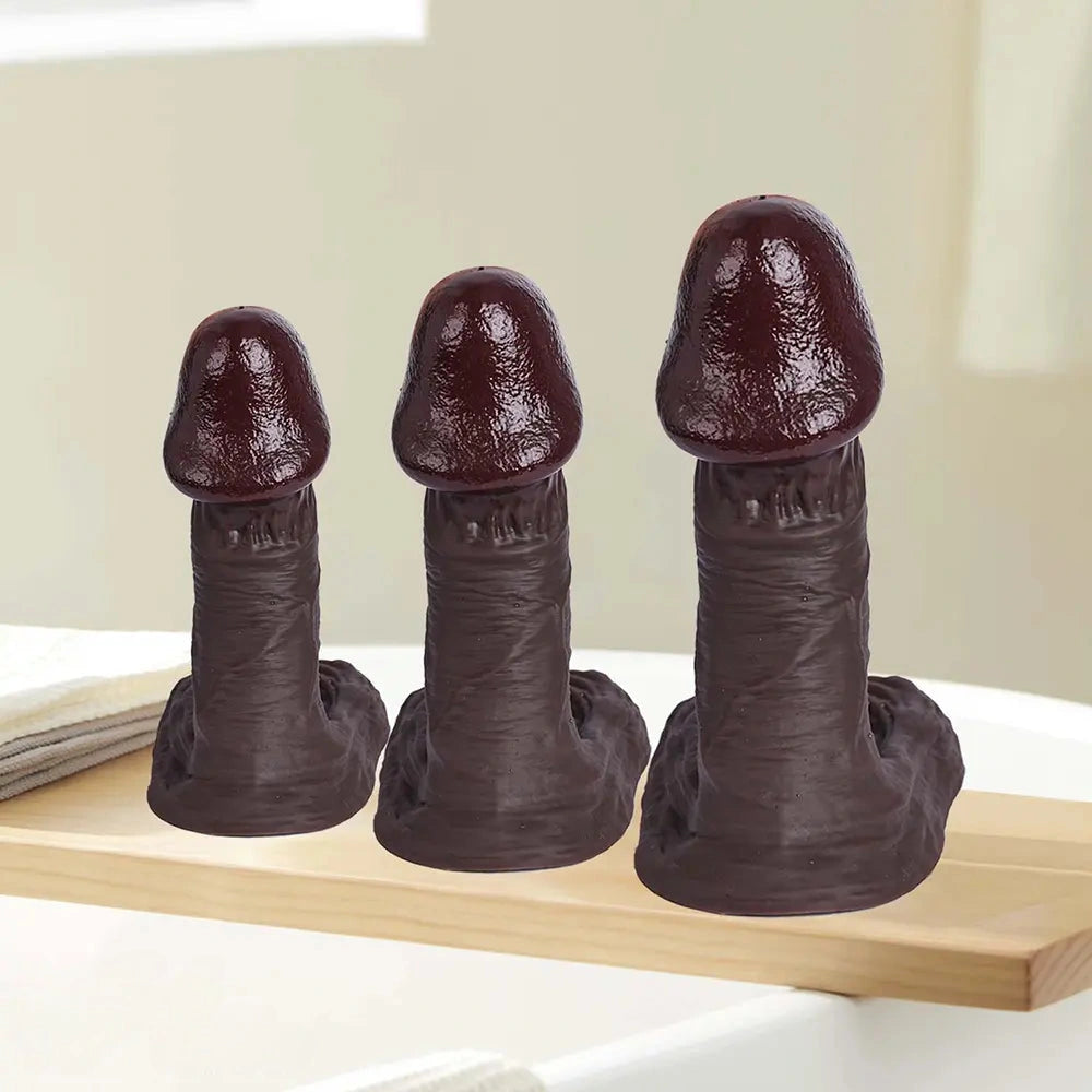 5.51in 6.29in 7.08in Big Mushroom Head Penis Sheath Portable Dildo Sleeve