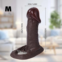 5.51in 6.29in 7.08in Big Mushroom Head Penis Sheath Portable Dildo Sleeve