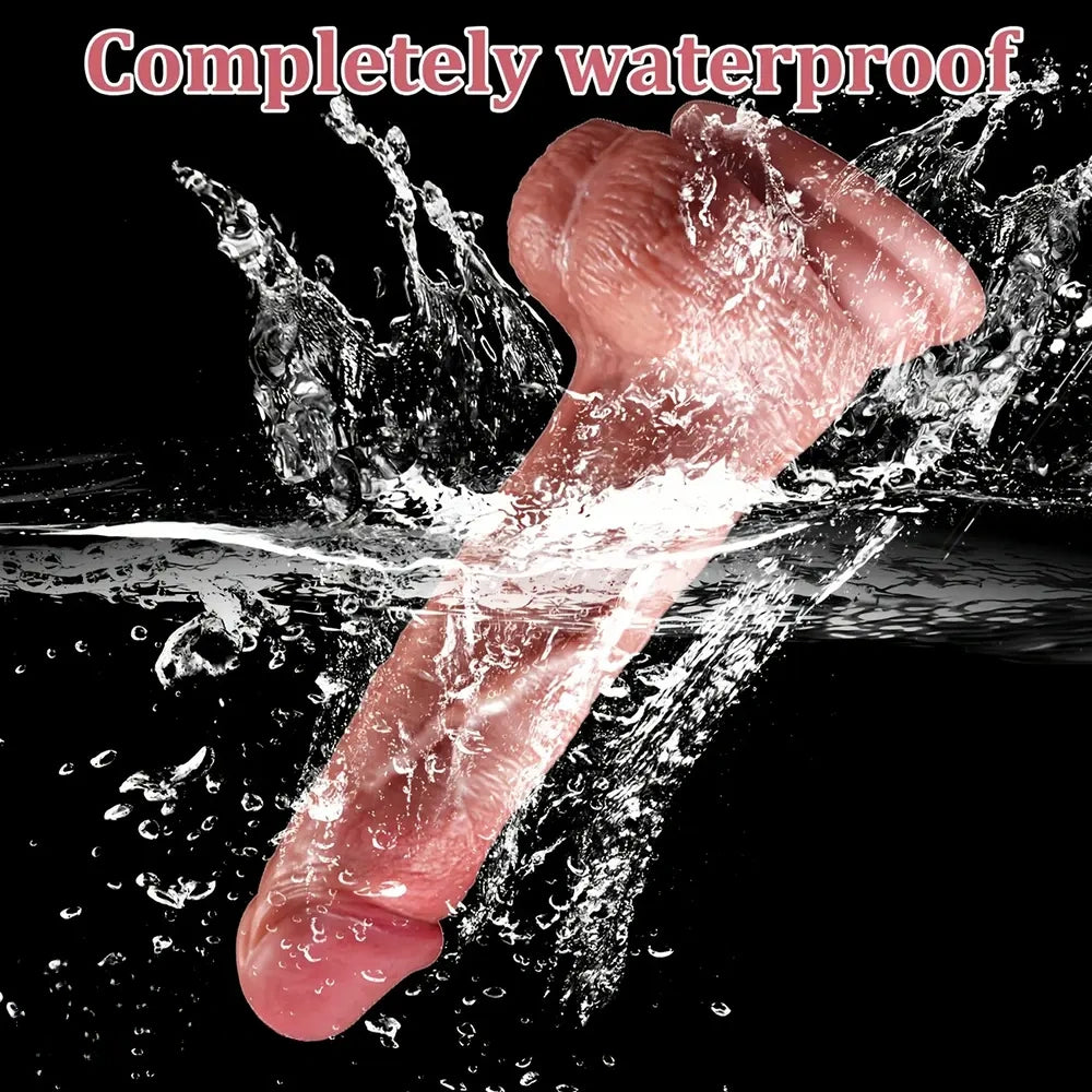 5.51in 6.3in 7.09in Realistic Silicone Safe Material Dildo For Clitoral Stimulation