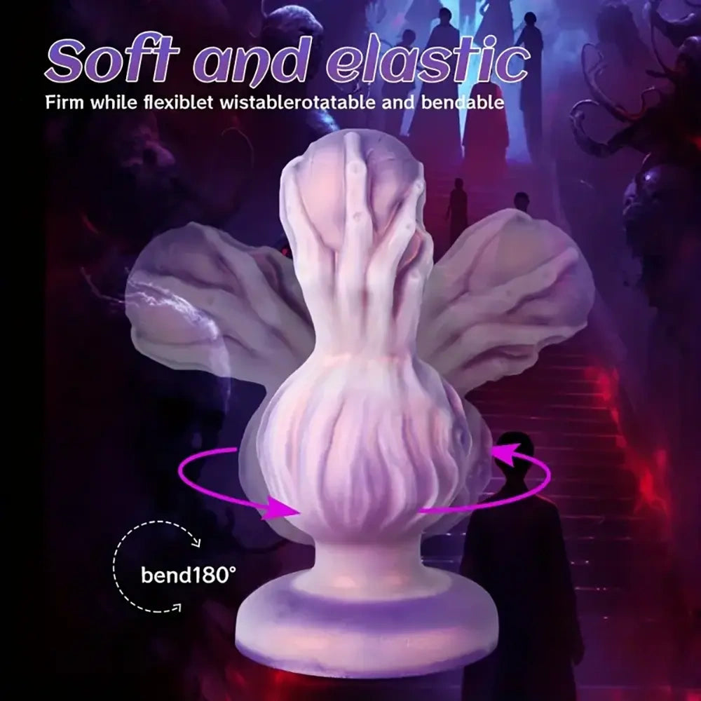5.51in 6.41in 7.28in Fantasy Monster Cock Dildo Butt Plug For Women G Spot