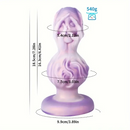 5.51in 6.41in 7.28in Fantasy Monster Cock Dildo Butt Plug For Women G Spot