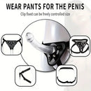 5.51in 6.69in 7.67in Premium Realistic Clear Strap On Harness Dildo