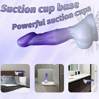 5.51in 6.69in 7.87in Realistic Liquid Silicone Adult Toy For Women Flexible Dildo