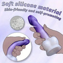 5.51in 6.69in 7.87in Realistic Liquid Silicone Adult Toy For Women Flexible Dildo