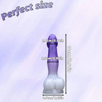 5.51in 6.69in 7.87in Realistic Liquid Silicone Adult Toy For Women Flexible Dildo