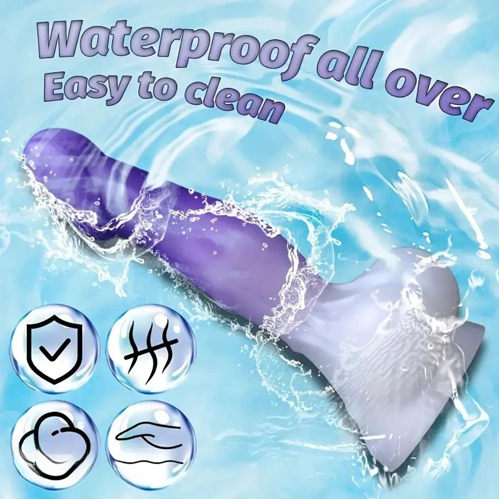 5.51in 6.69in 7.87in Realistic Liquid Silicone Adult Toy For Women Flexible Dildo