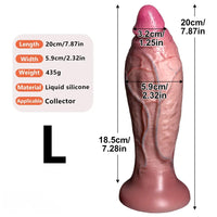 5.51in 6.69in 7.87in Strap on Dildo Real Lifelike Soft Perfect Real Veins Penis