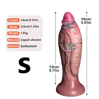 5.51in 6.69in 7.87in Strap on Dildo Real Lifelike Soft Perfect Real Veins Penis