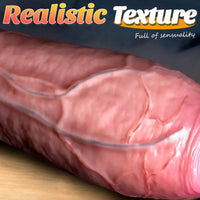 5.51in 6.69in 7.87in Strap on Dildo Real Lifelike Soft Perfect Real Veins Penis