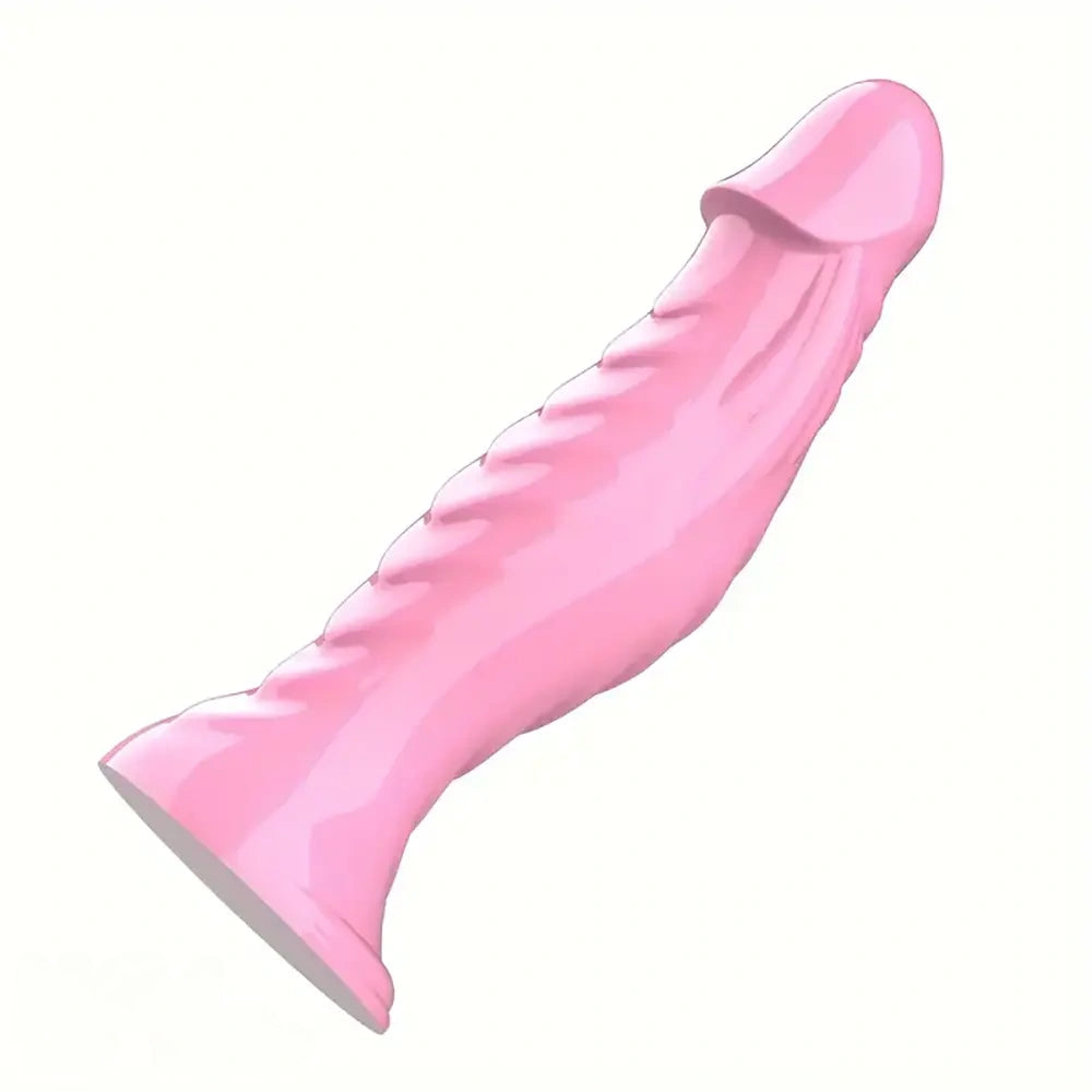 5.51in 6.69in Pink Double Realistic Strap-on Dildo For Anal Ultra Harness