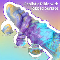 5.51in 6.89in 8.46in Fantasy Monster Silicone Soft Cock Dildo For Prostate