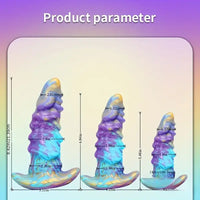 5.51in 6.89in 8.46in Fantasy Monster Silicone Soft Cock Dildo For Prostate
