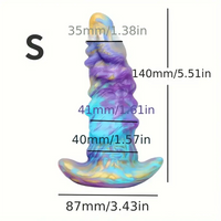 5.51in 6.89in 8.46in Fantasy Monster Silicone Soft Cock Dildo For Prostate