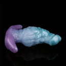 5.51in 7.04in 8.74in Liquid Silicone Anal Plug Strap-On Monster Fantasy Dildo