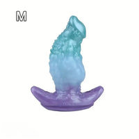 5.51in 7.04in 8.74in Liquid Silicone Anal Plug Strap-On Monster Fantasy Dildo