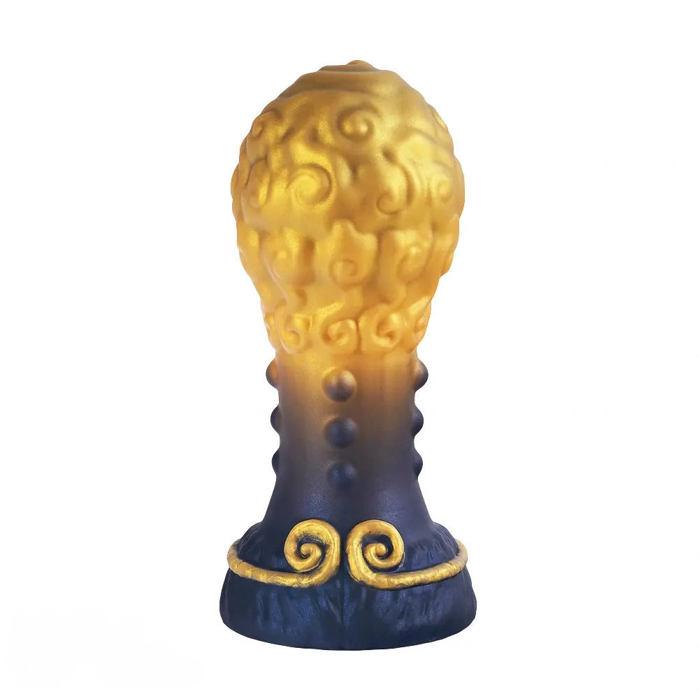 5.51in 7.08in 9.05in Spiked Silicone Round Silicone Soft Odd Dildo Butt Plug