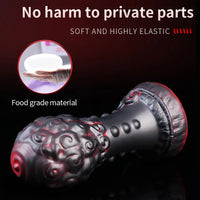 5.51in 7.08in 9.05in Spiked Silicone Round Silicone Soft Odd Dildo Butt Plug