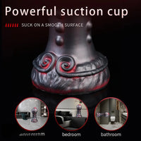 5.51in 7.08in 9.05in Spiked Silicone Round Silicone Soft Odd Dildo Butt Plug