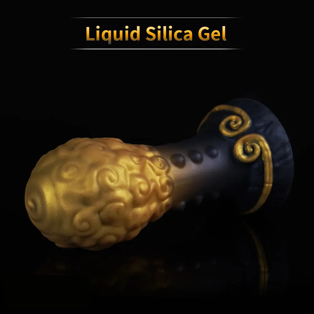 5.51in 7.08in 9.05in Spiked Silicone Round Silicone Soft Odd Dildo Butt Plug