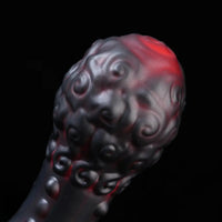 5.51in 7.08in 9.05in Spiked Silicone Round Silicone Soft Odd Dildo Butt Plug