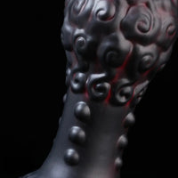5.51in 7.08in 9.05in Spiked Silicone Round Silicone Soft Odd Dildo Butt Plug