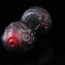 5.51in 7.08in 9.05in Spiked Silicone Round Silicone Soft Odd Dildo Butt Plug