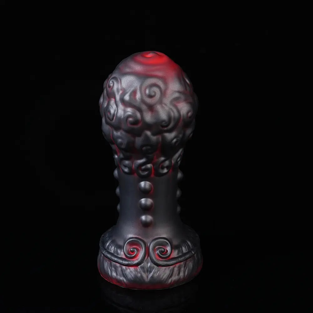 5.51in 7.08in 9.05in Spiked Silicone Round Silicone Soft Odd Dildo Butt Plug
