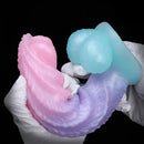5.51in 7.4in Realistic Silicone G-Spot Monster Odd Dildo With Balls