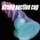 5.51in 7.4in Realistic Silicone G-Spot Monster Odd Dildo With Balls