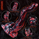 5.51in 7.56in 9.84in 12.6in 17.72in Monster Silicone Creature Cock Dildo