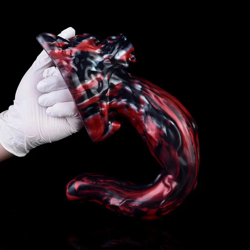 5.51in 7.56in 9.84in 12.6in 17.72in Monster Silicone Creature Cock Dildo