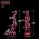 5.51in 7.56in 9.84in 12.6in 17.72in Monster Silicone Creature Cock Dildo