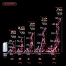 5.51in 7.56in 9.84in 12.6in 17.72in Monster Silicone Creature Cock Dildo