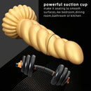 5.51in 7.87in 10.23in Gold Silicone Soft Fantasy Dildo For Anal Orgasm