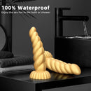 5.51in 7.87in 10.23in Gold Silicone Soft Fantasy Dildo For Anal Orgasm