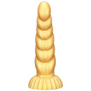 5.51in 7.87in 10.23in Gold Silicone Soft Fantasy Dildo For Anal Orgasm