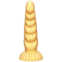 5.51in 7.87in 10.23in Gold Silicone Soft Fantasy Dildo For Anal Orgasm