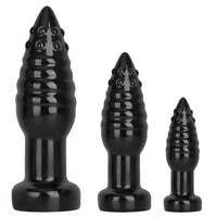 5.51in 7.87in 10.23in Pointed Butt Plug Dildo Suction Cup Anal Sex Toy