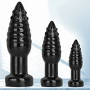 5.51in 7.87in 10.23in Pointed Butt Plug Dildo Suction Cup Anal Sex Toy