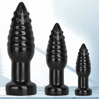 5.51in 7.87in 10.23in Pointed Butt Plug Dildo Suction Cup Anal Sex Toy