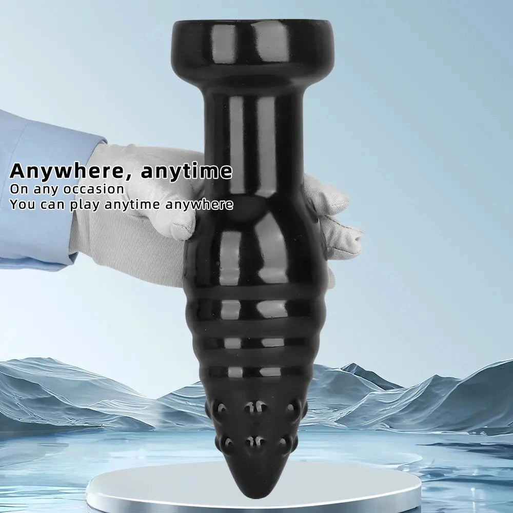 5.51in 7.87in 10.23in Pointed Butt Plug Dildo Suction Cup Anal Sex Toy