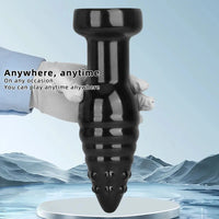 5.51in 7.87in 10.23in Pointed Butt Plug Dildo Suction Cup Anal Sex Toy