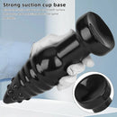 5.51in 7.87in 10.23in Pointed Butt Plug Dildo Suction Cup Anal Sex Toy