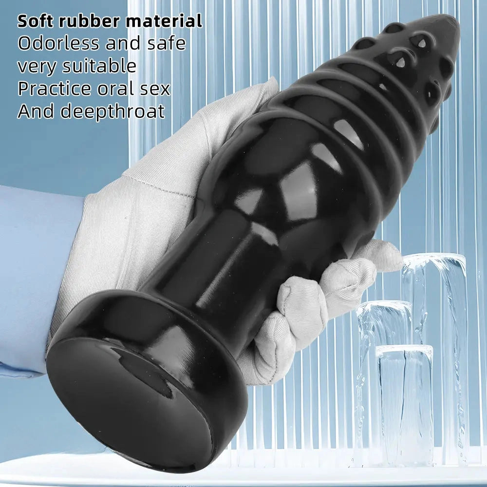 5.51in 7.87in 10.23in Pointed Butt Plug Dildo Suction Cup Anal Sex Toy
