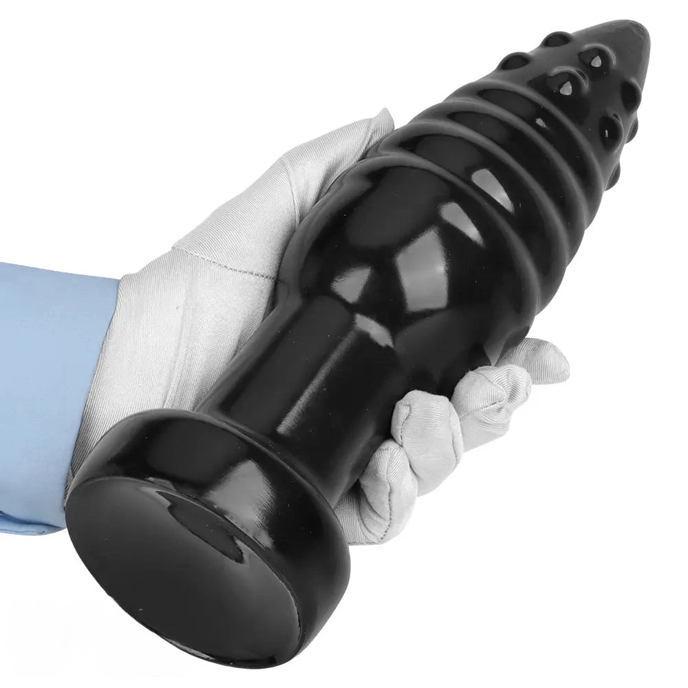 5.51in 7.87in 10.23in Pointed Butt Plug Dildo Suction Cup Anal Sex Toy