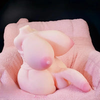 5.51in Dildo Life-Size Transgender Sex Doll Torso with Realistic Breasts & Butt