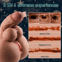 5.51in Dragon Keel 3.8lb Shemale Sex Torso Big Breasts Female Masturbator